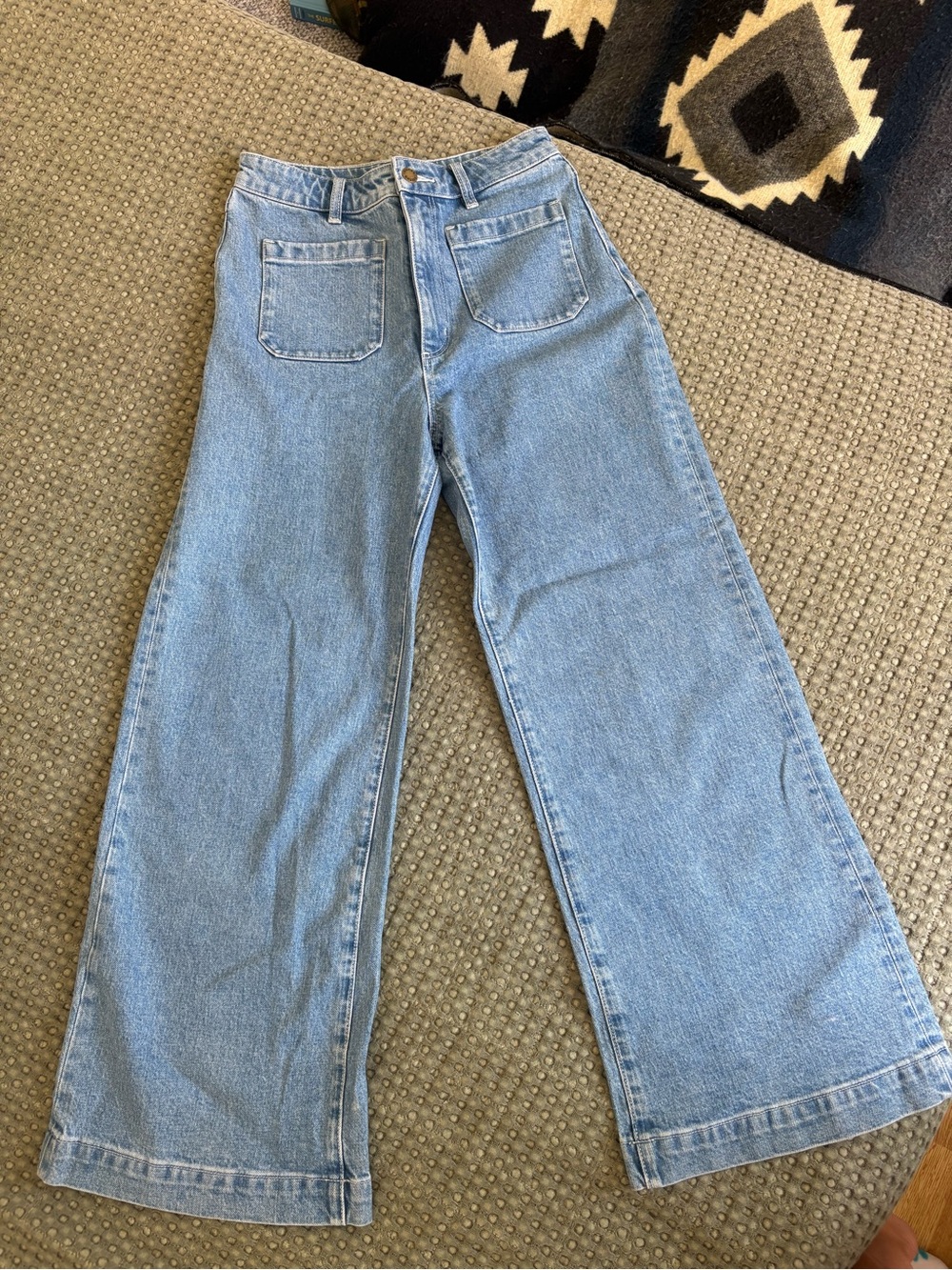 ROLLA'S Light Blue Wide-Leg Jeans size 27